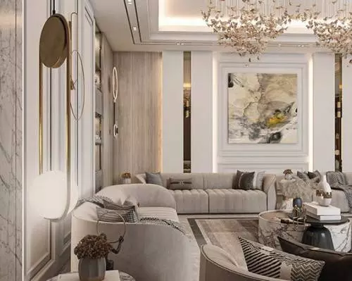 Lộng lẫy trong căn hộ với phong cách thiết kế nội thất Luxury